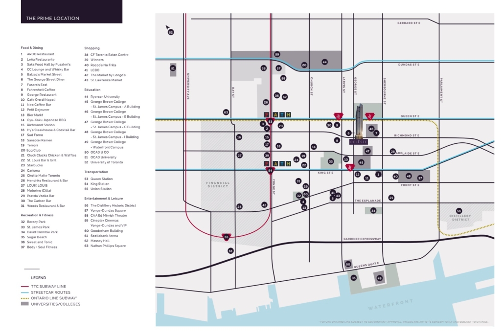 CELESTE CONDOS -site-map