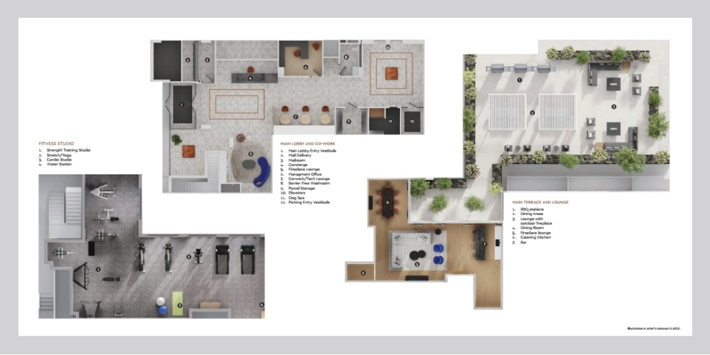 McGibbon on Main   - site-plan