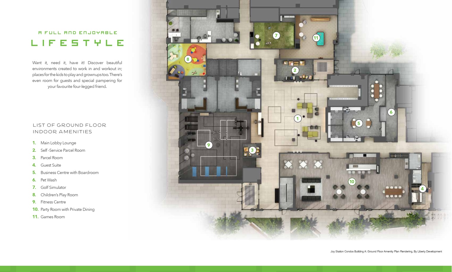 Joy Station Condos - Amenity Map