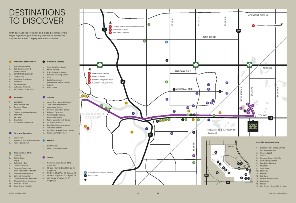 EAST HILLS CROSSING  - site-map