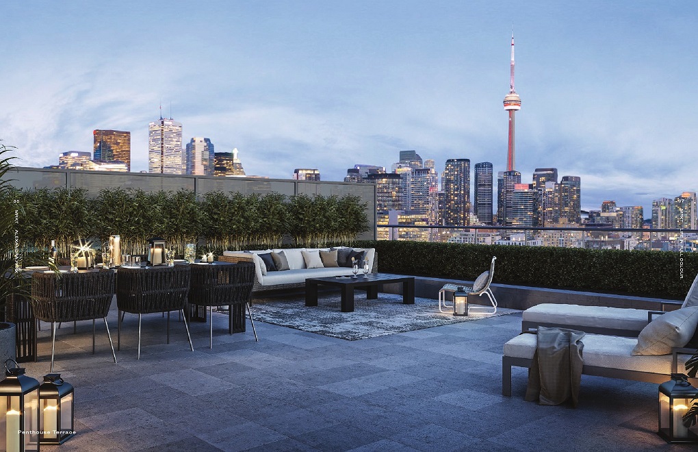 MRKT ALEXANDRA PARK CONDOS  - penthouse-terrace