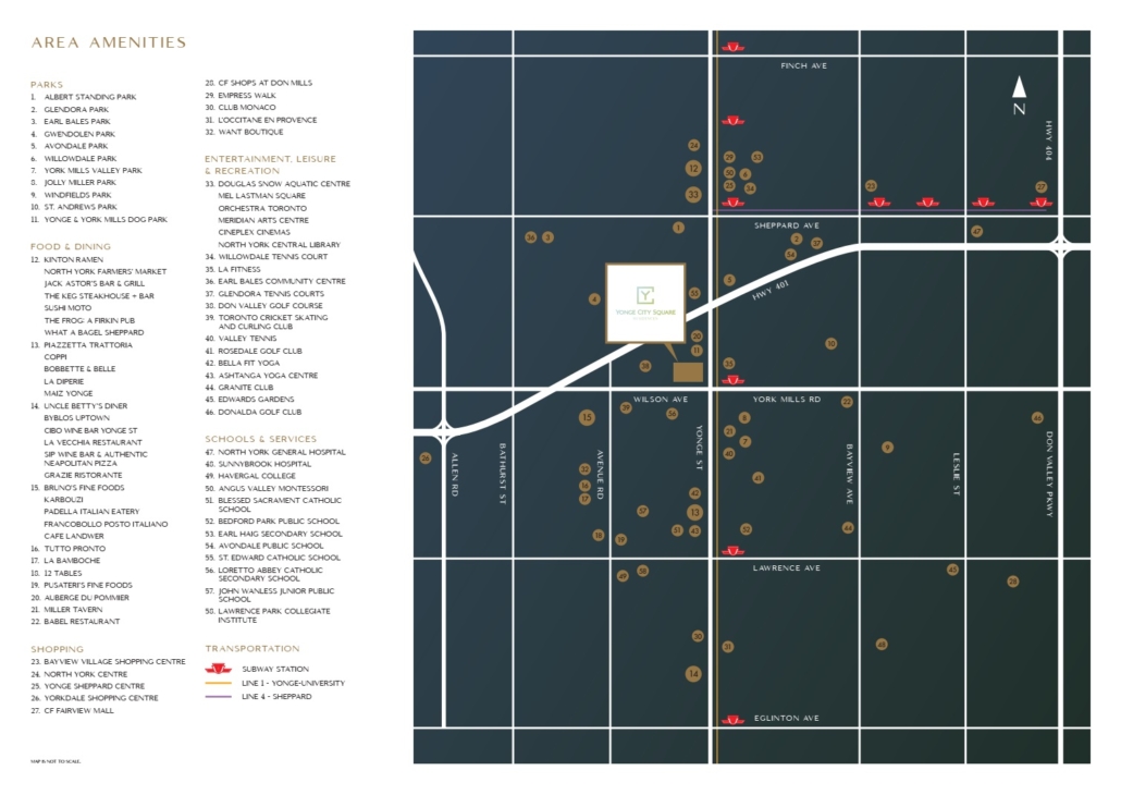 Yonge City Square Condos - area-amenities