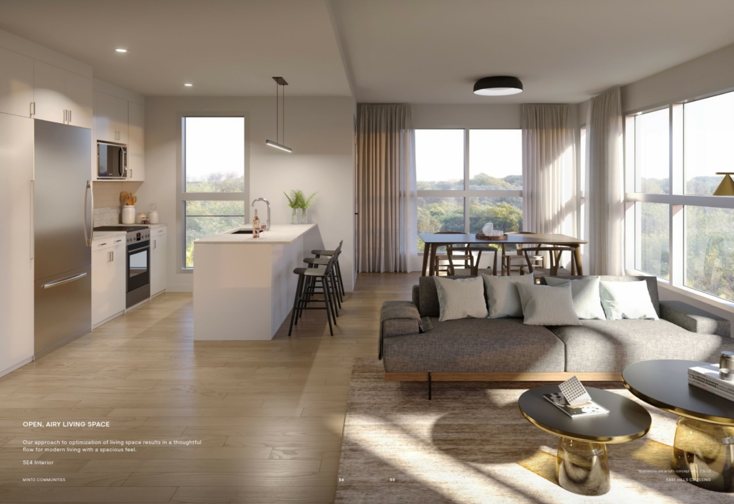 EAST HILLS CROSSING  - Living-Kitchen