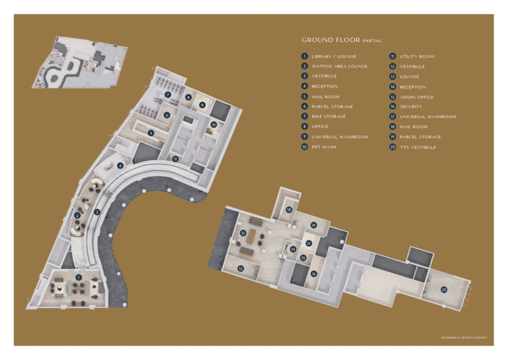 Yonge City Square Condos - site-plan-ground-floor