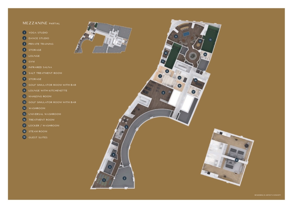 Yonge City Square Condos - site-plan-mezzanne