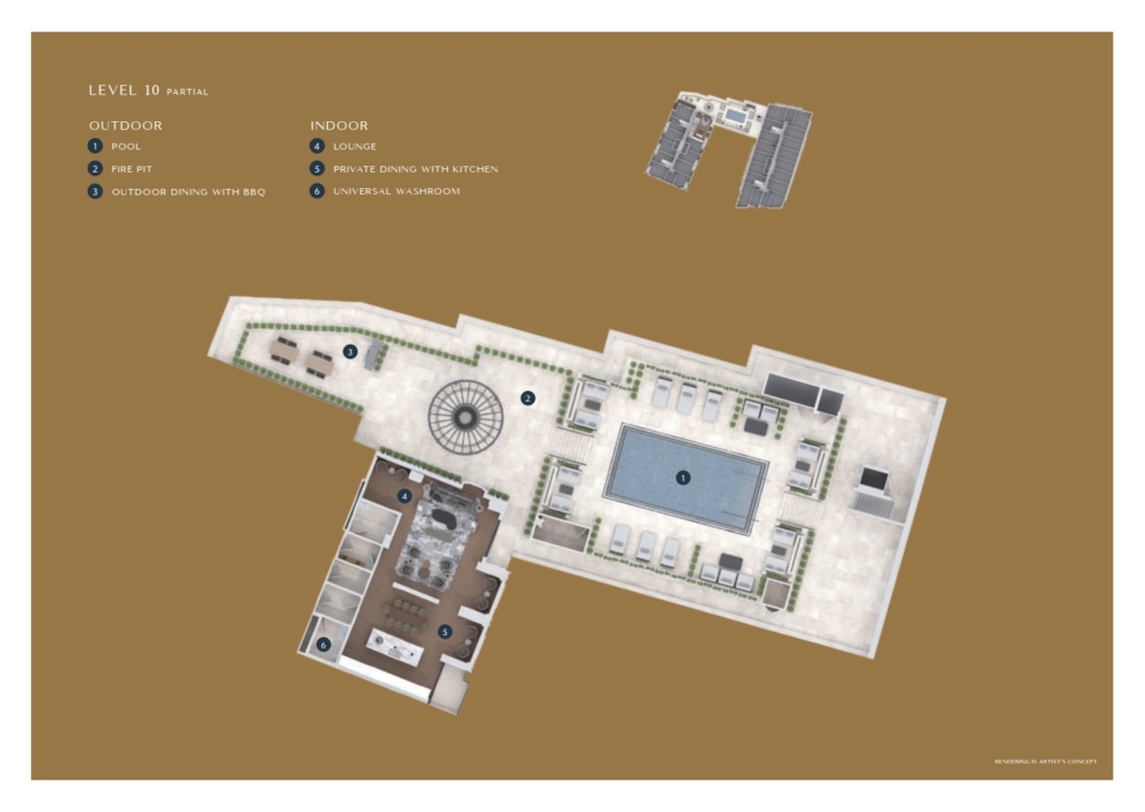 Yonge City Square Condos - site-plan-level-10-partial