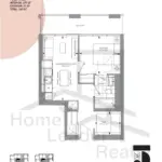 M5 Condos | 1B+F-477 | 477 Sq.Ft. | 1.5B 4 M5 Condos | 1B+F-477 | 477 Sq.Ft. | 1.5B M5-Condos-1BF-477-floorplan