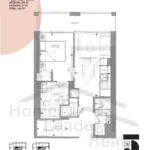 M5 Condos | 1B+F-555 | 555 Sq.Ft. | 1.5B 9 M5 Condos | 1B+F-555 | 555 Sq.Ft. | 1.5B M5-Condos-1B+F-555-floorplan