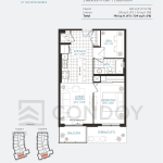 Anthem at The Metalworks Condos | 1D+D | 687 SQF | 1.5B 4 Anthem at The Metalworks Condos | 1D+D | 687 SQF | 1.5B Anthem at The Metalworks Condos Floor Plan 1D+D