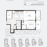 Anthem at The Metalworks Condos | 1F+D | 722 SQF | 1.5B 5 Anthem at The Metalworks Condos | 1F+D | 722 SQF | 1.5B Anthem at The Metalworks Condos Floor Plan 1F+D