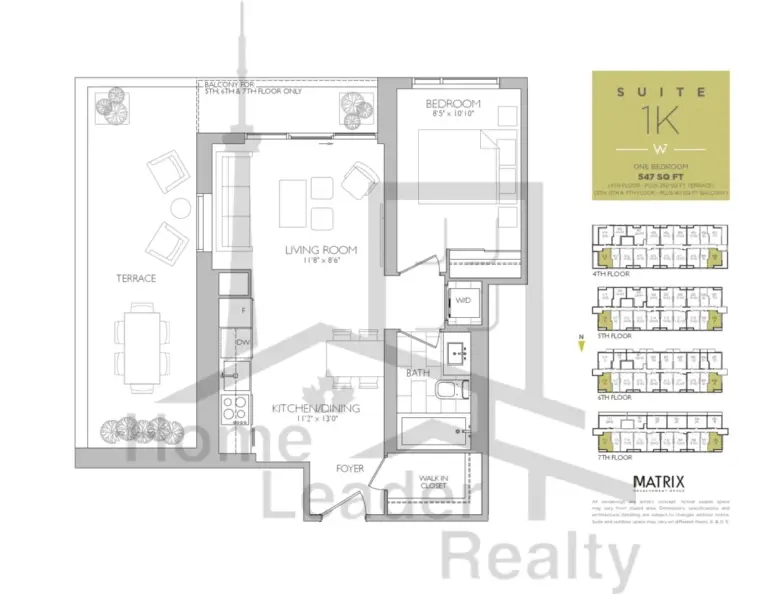 Westgate-on-Main-Condos-Model-1K-floorplan