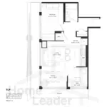 Wilson-West-Condos-Model-1N+D-floorplan