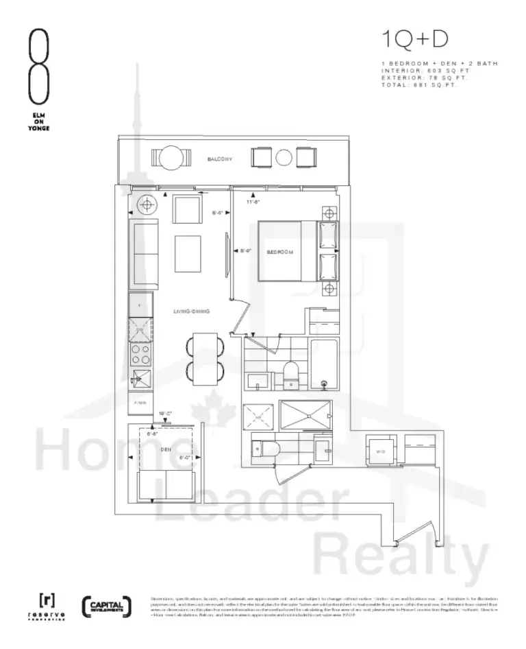 8-Elm-Street-Condos-Model-1Q+D-floorplan