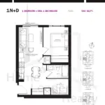 Centricity-Condos-1N+D-floorplan