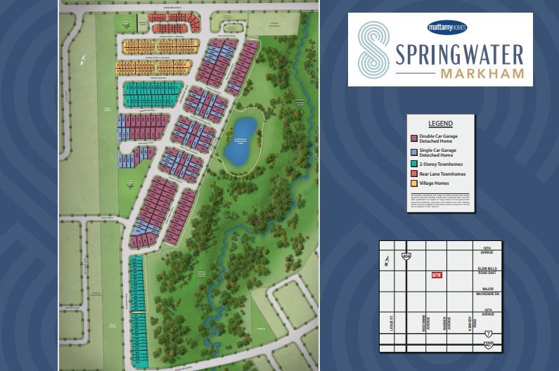 Springwater Markham - site-map
