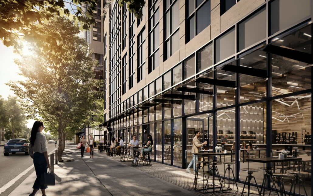 The Main Tower II - Streetscape