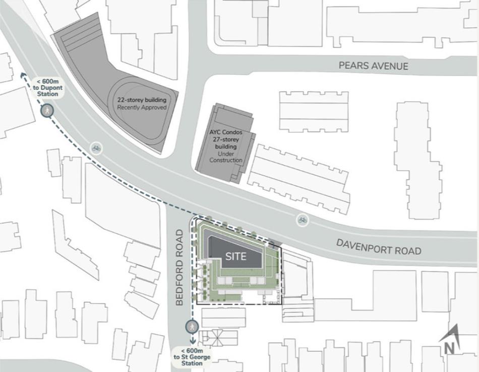 The Bedford Condos - davenport-condos-site-plan
