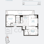 Anthem at The Metalworks Condos | 2A | 764 SQF | 2B 7 Anthem at The Metalworks Condos | 2A | 764 SQF | 2B Anthem at The Metalworks Condos Floor Plan 2A
