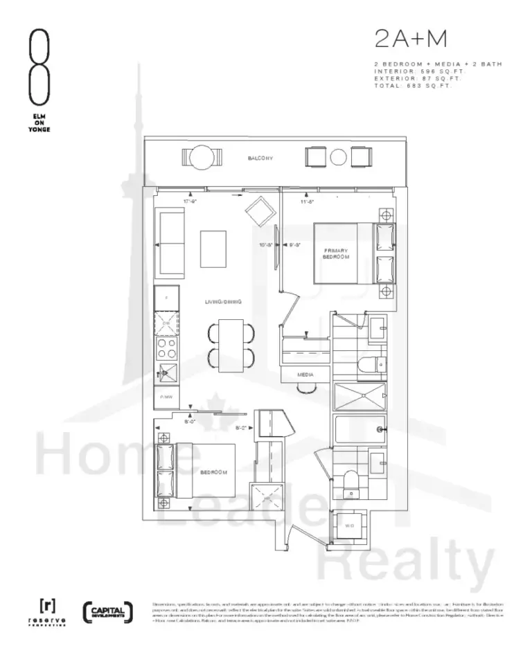 8-Elm-Street-Condos-Model-2A+M-floorplan