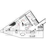 Junction Point Condos 2B_Q Model Floor plan