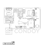 625 Sheppard Condos 2D Floorplan