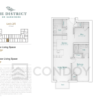 Unit 2Fi 6 Unit 2Fi The District on Gardiners Condos 2Fi Floor Plans
