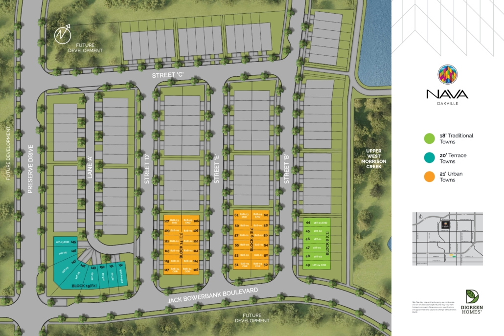 NAVA Oakville - site-plan