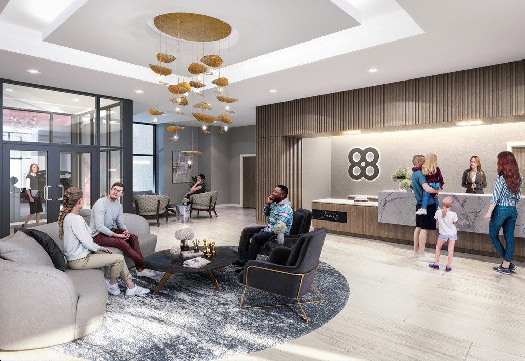 88 James Condos - Lobby-with-Seating-and-Concierge-14