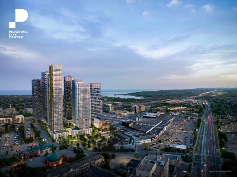 Pickering City Centre Condos - aerial-option-B