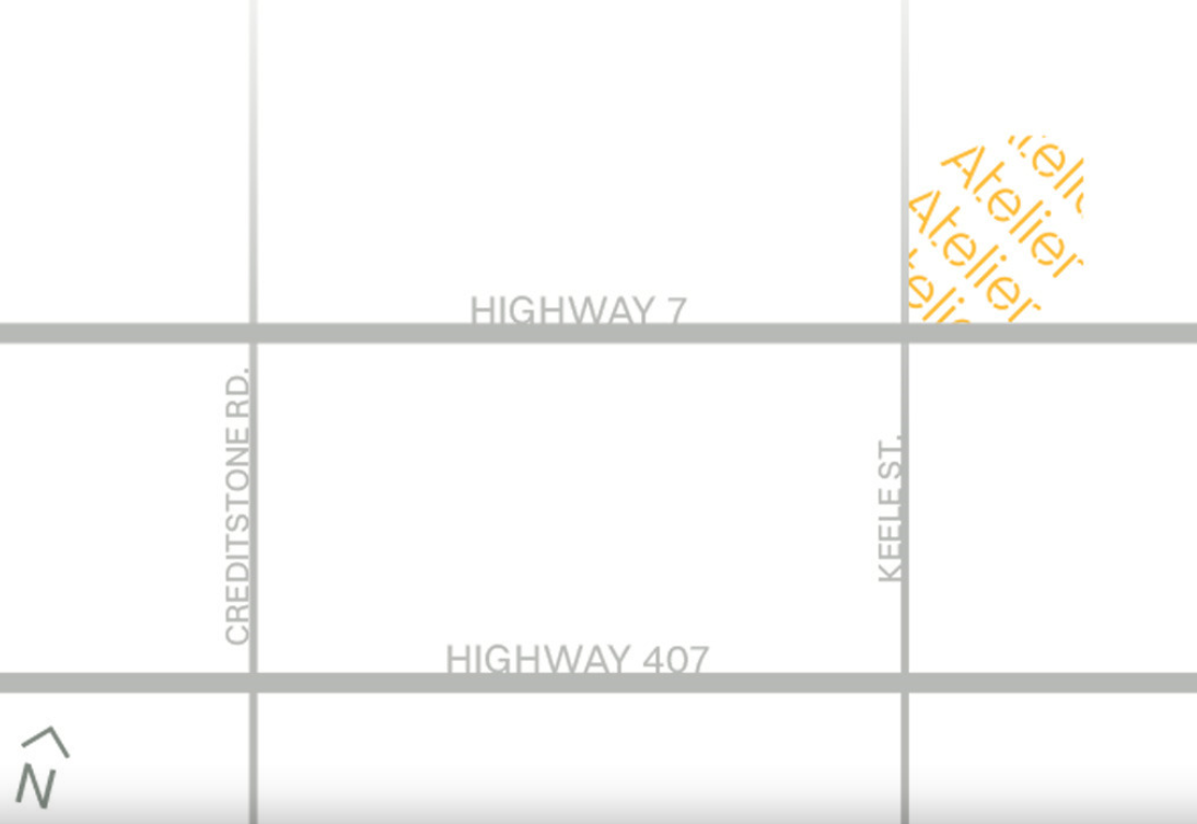 Atelier Park Condos Map View of Project Location