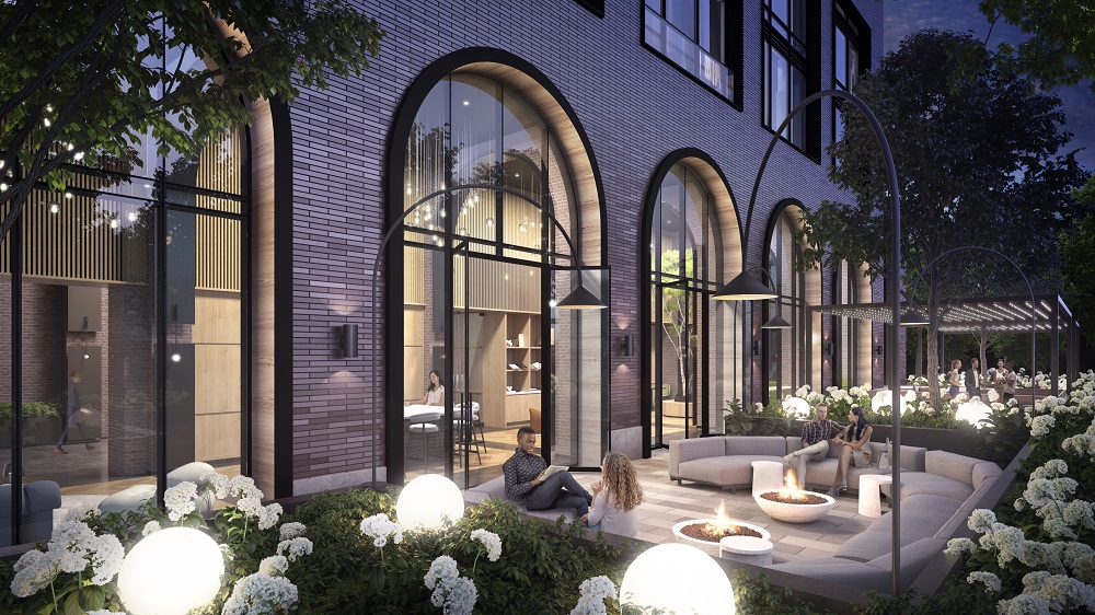 Bellwoods House Condos - Courtyard-rendering