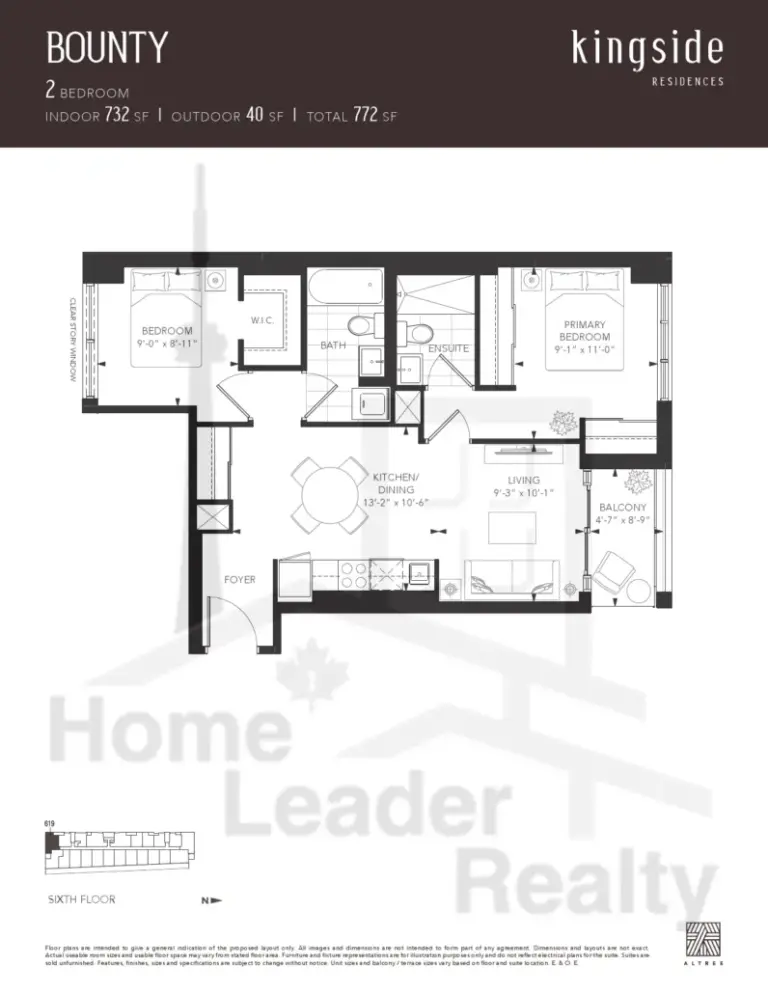 Kingside-Residences-condos-Model-Bounty-floorplan