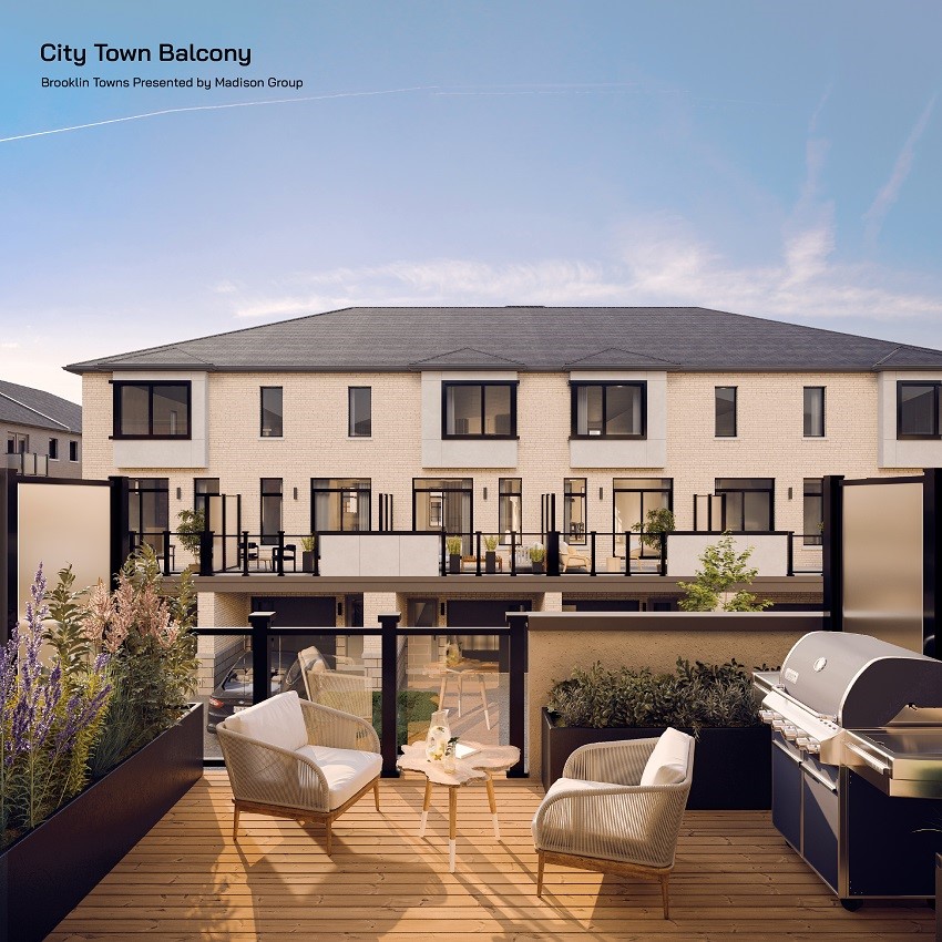 Brooklin City Towns Balcony Presented by Madison Group