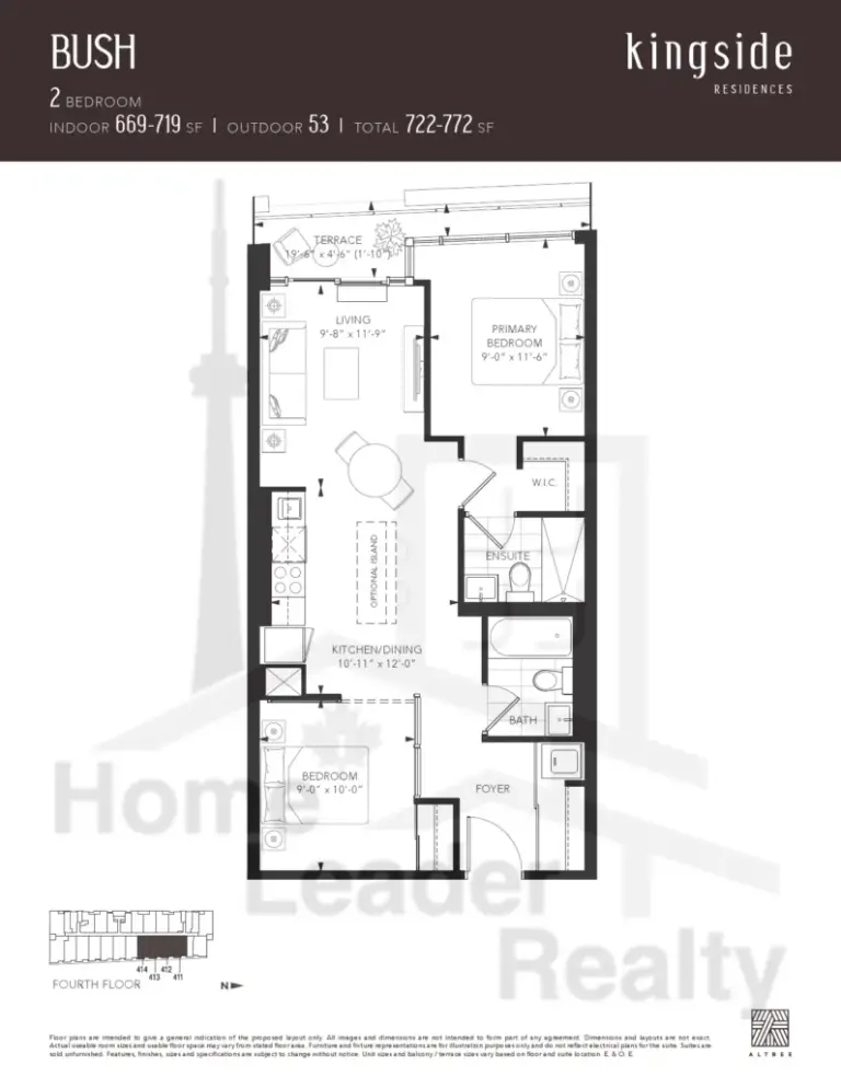 Kingside-Residences-condos-Model-Bush-floorplan