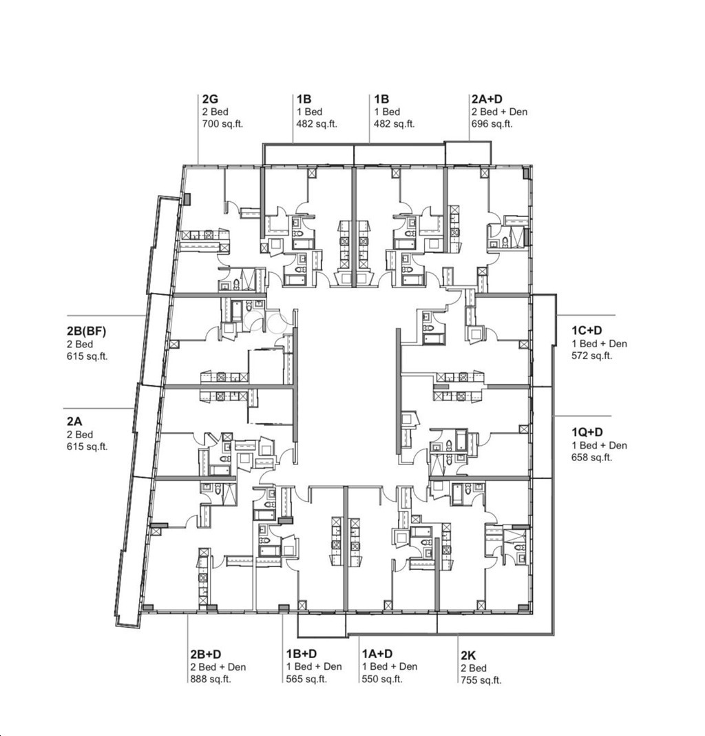 Canopy Towers - floorplate