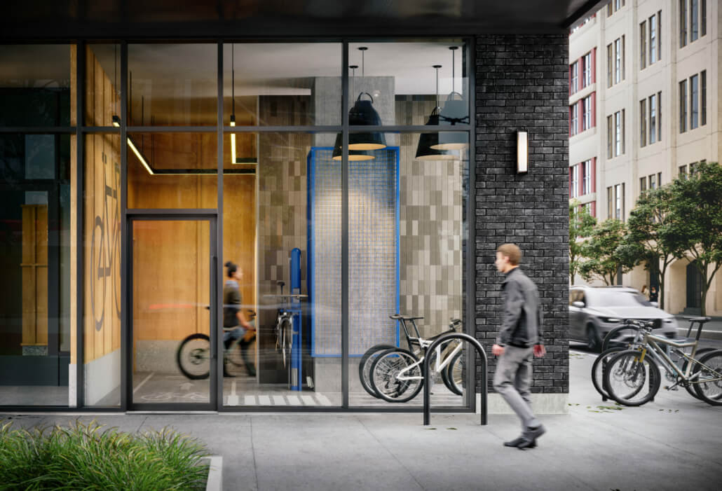 CENTRICITY CONDOS- Bike-lobby