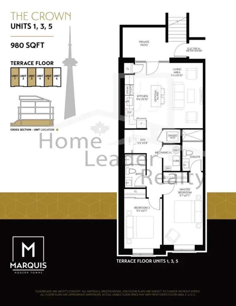 Marquis-Modern-Towns-The-Crown-floorplan