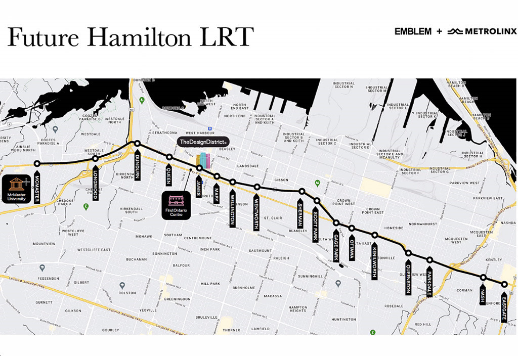 The Design District Condos - Hamilton-Future-Hamilton-LRT-Route-25
