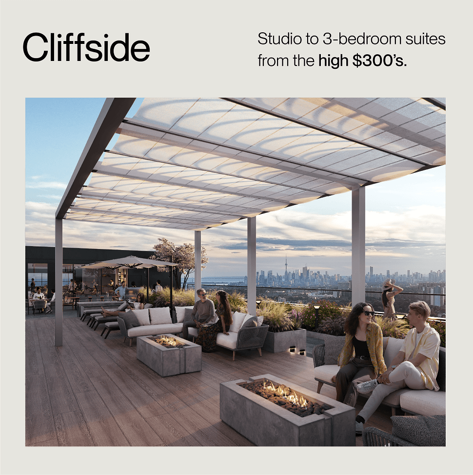 Cliffside Condos Digital Ad Rooftop