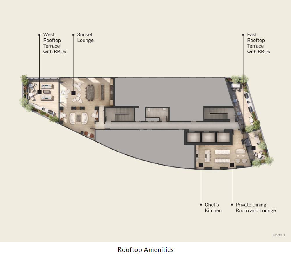 Park Road Condos - rooftop-plan