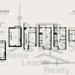 Birch End 2 Birch End North-on-Bayview-townhouse-Model-suite-Birch-End-floorplan