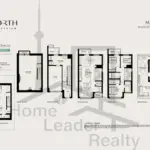 North on Bayview | Birch Unique End | 2,245 Sq.Ft. | 3B 1 North on Bayview | Birch Unique End | 2,245 Sq.Ft. | 3B North-on-Bayview-townhouse-Model-suite-Birch-Unique-End-floorplan