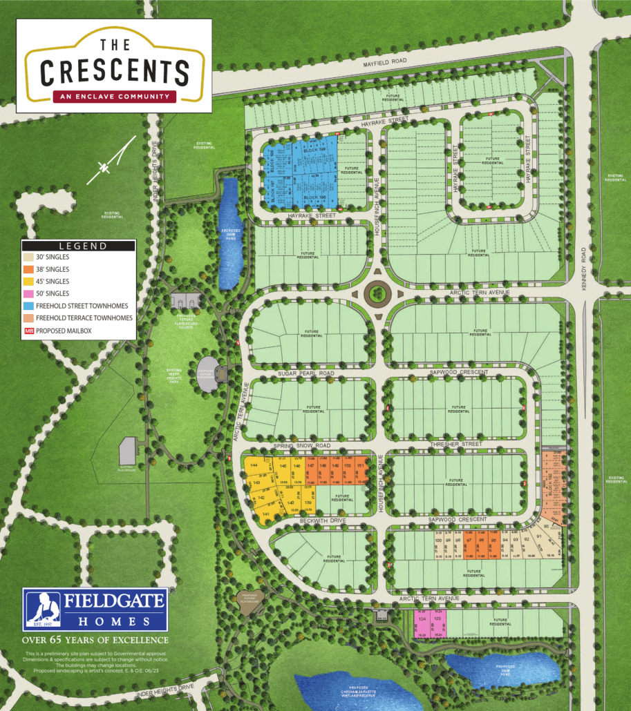 The Crescents Homes-SitePlan