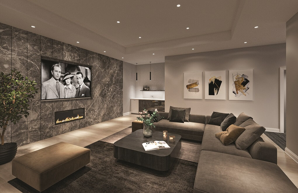 Gemini Condos - Movie-Room