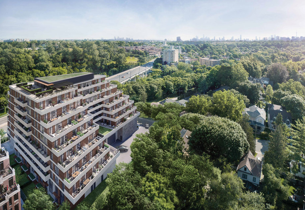 Kingsway Crescent Condos  - Aerial-View-of-Kingsway-Surrounded-by-Plush-Greenery-5