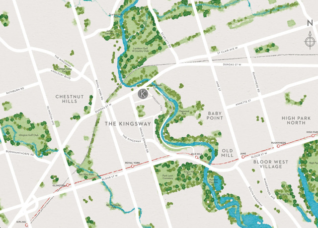 Kingsway Crescent Condos  - Map-showing-Surrounding-Area-15