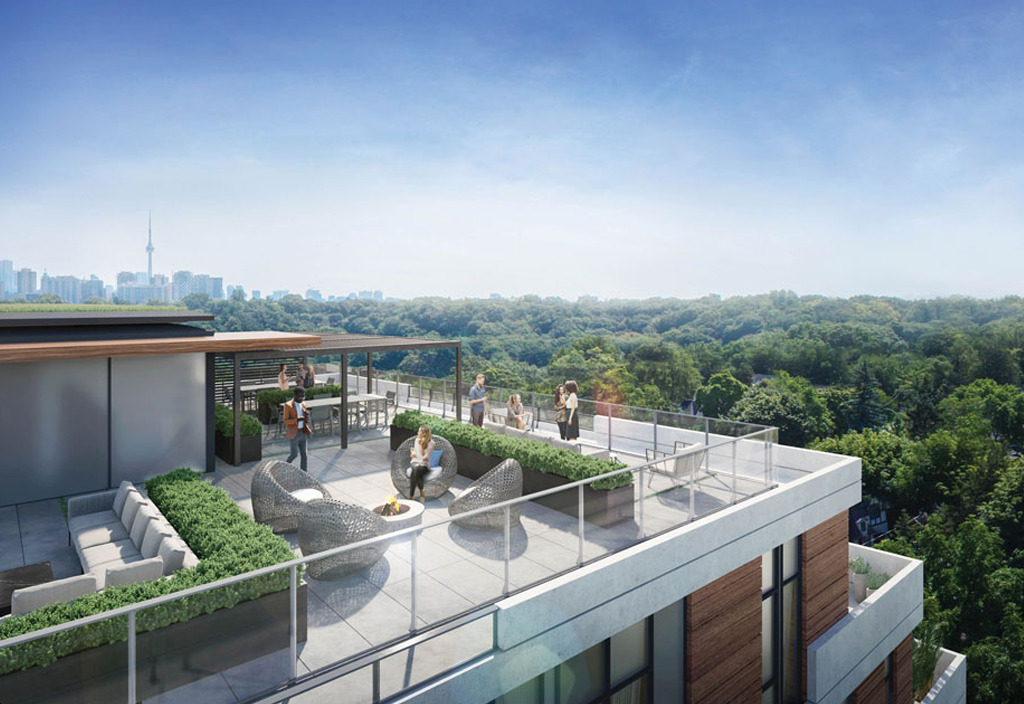 Kingsway Crescent Condos  - Terrace-with-Amenities-and-Seating-Area-9