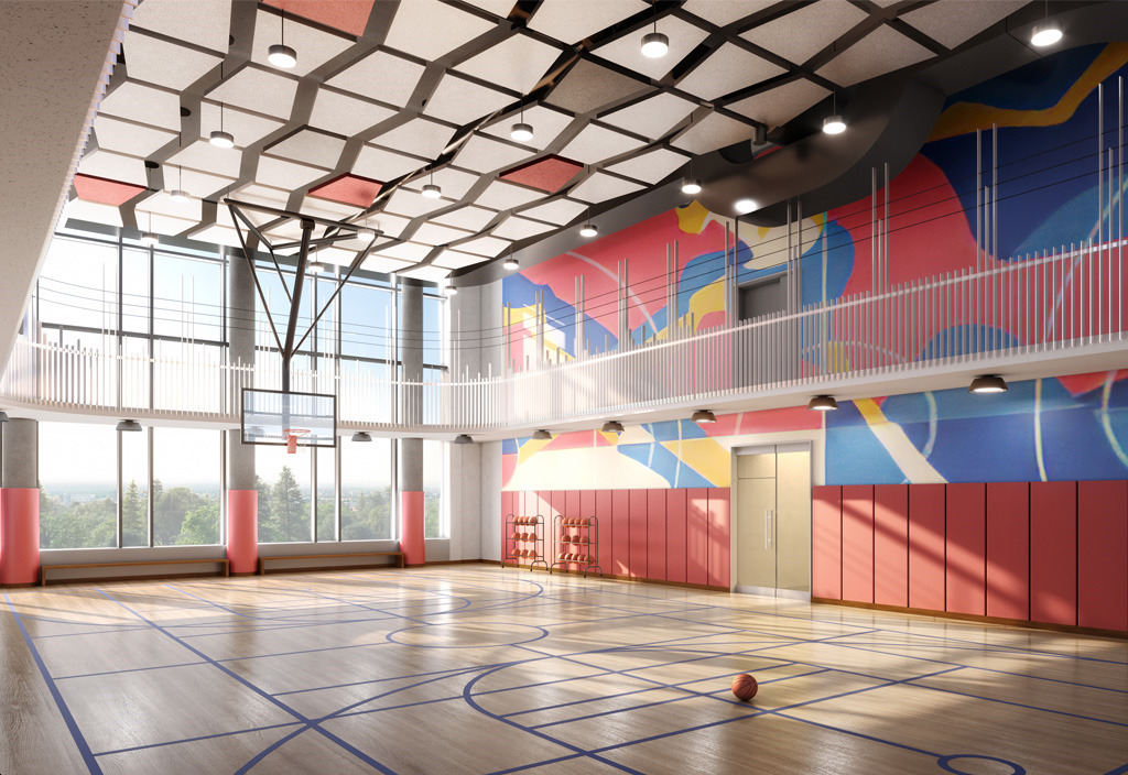 Kith Condos Indoor-Basketball-Court