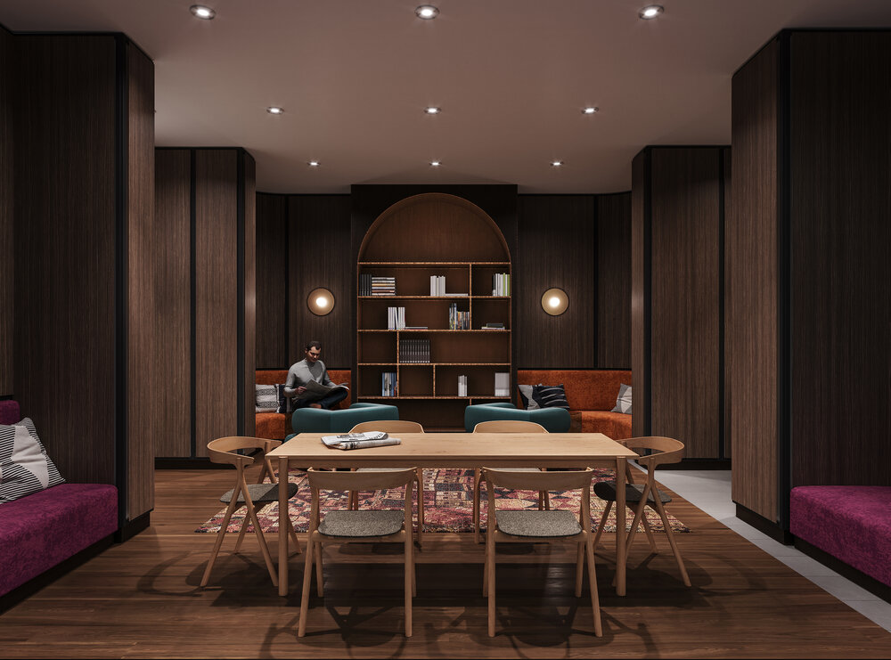 Reina Condos - LIBRARY