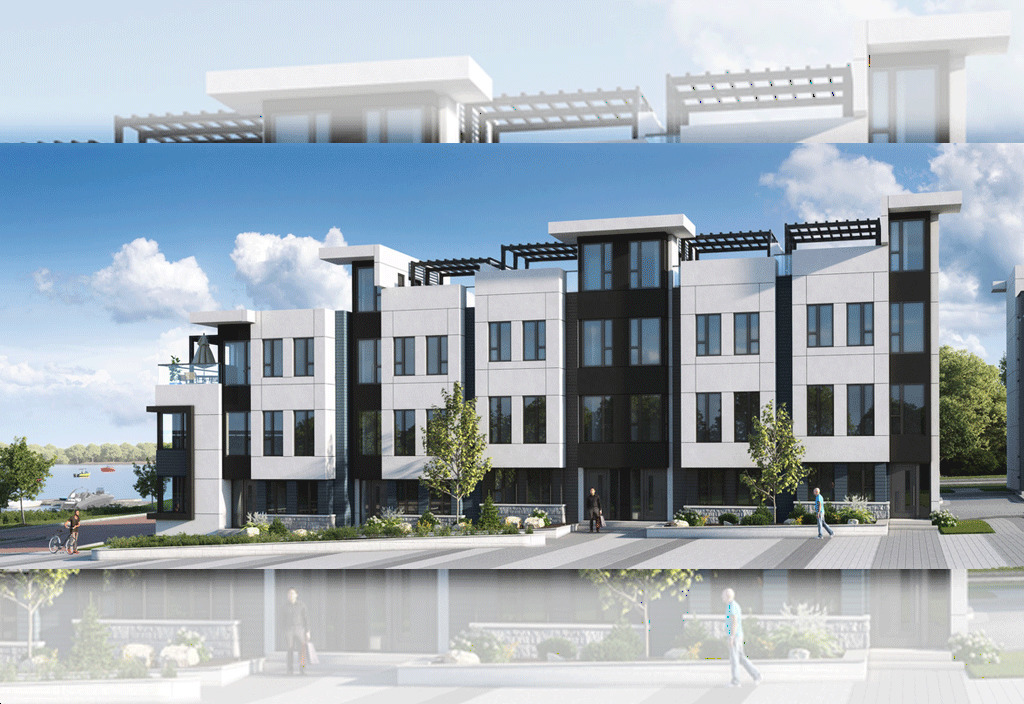 Mariner’s Pier Towns -  Block-6-Townhome-Exterior-View-8